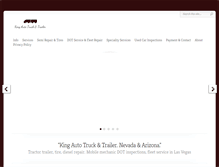 Tablet Screenshot of kingautohenderson.com